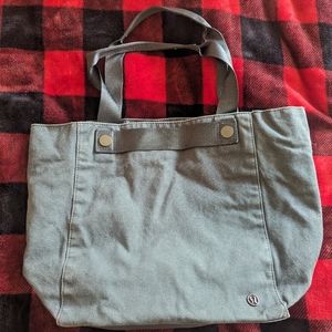 Lululemon canvas tote bag